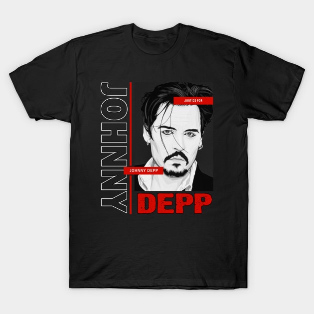 Justice for Johnny Depp! T-Shirt by ActiveNerd